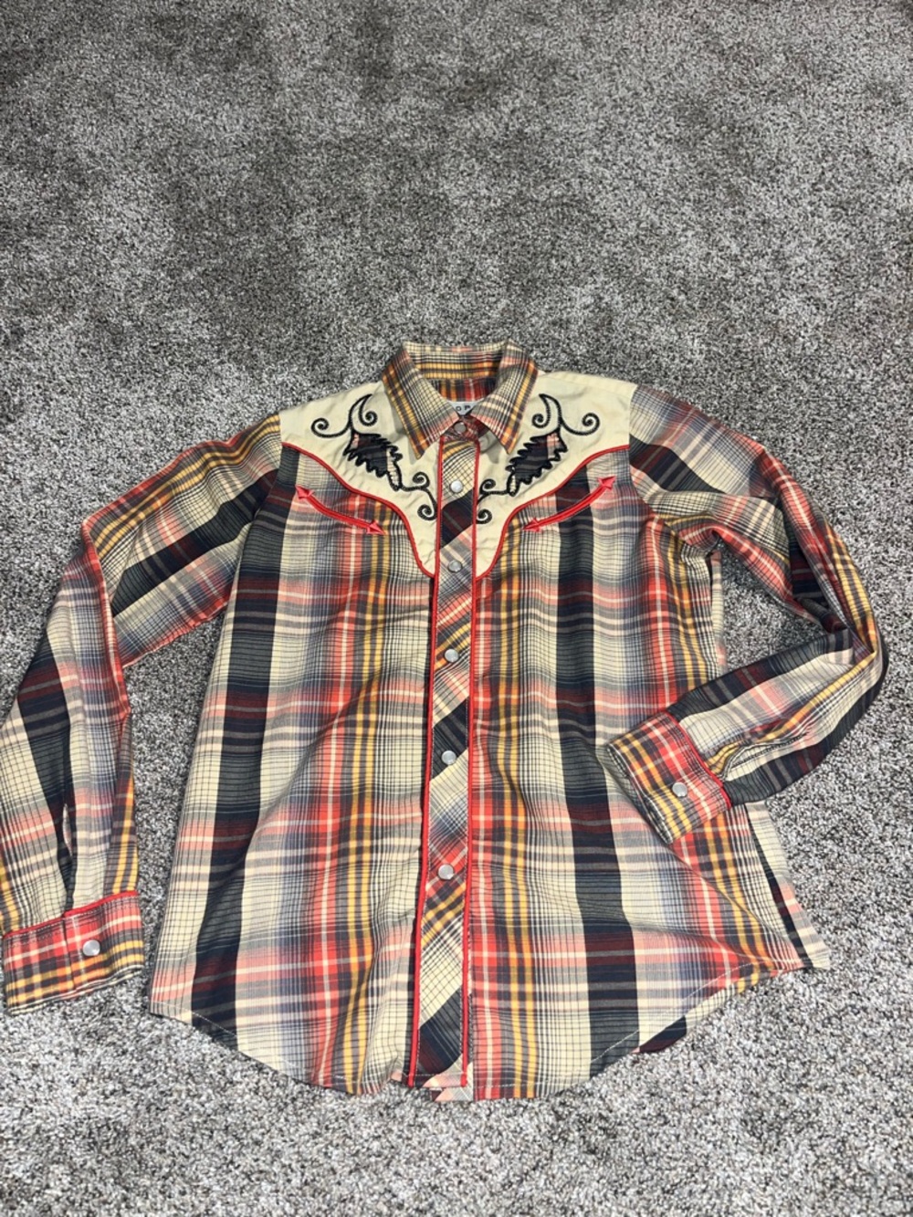 Medium youth Roper western riding shirt